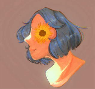 Sunflower girl